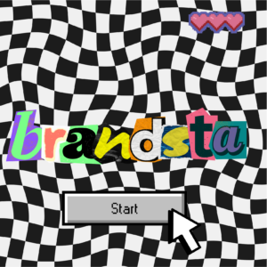 Kleurrijke startscherm met logo