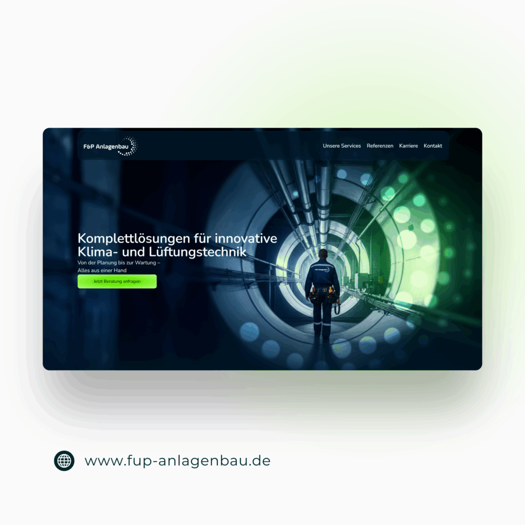 F&P Anlagenbau - München Passau - Branding & Webdesign