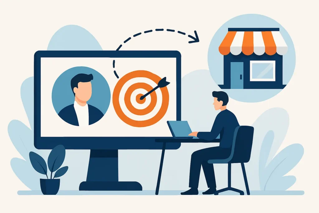 Retargeting für lokale Firmen, die Anfragen bringen