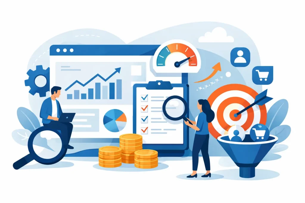 Audit für Website-Performance und Conversions