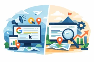 Google Ads vs SEO für regionale Kundengewinnung