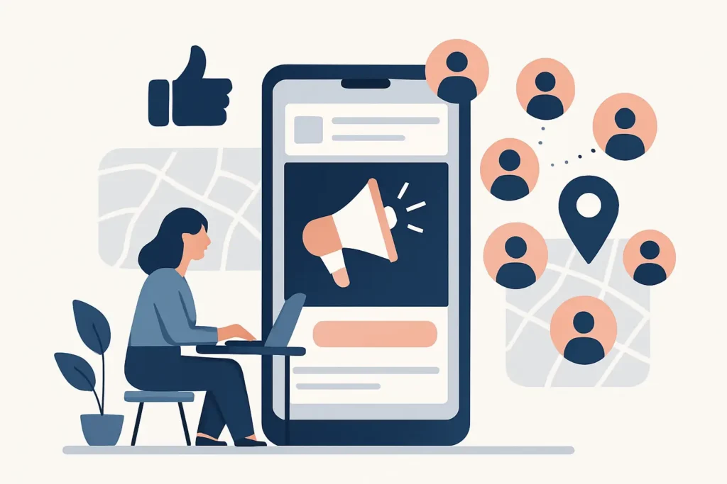 Lokale Kunden gewinnen mit Social Media Ads