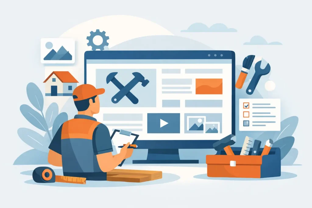 Must-have Seiten für Handwerker-Website