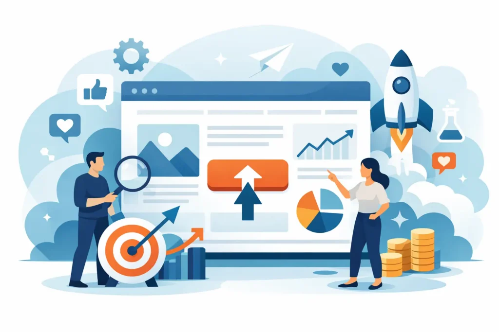 Best Practices für conversion starke Startseite