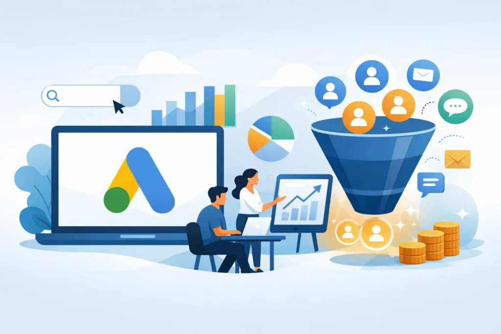 Google Ads Betreuung, die Anfragen bringt