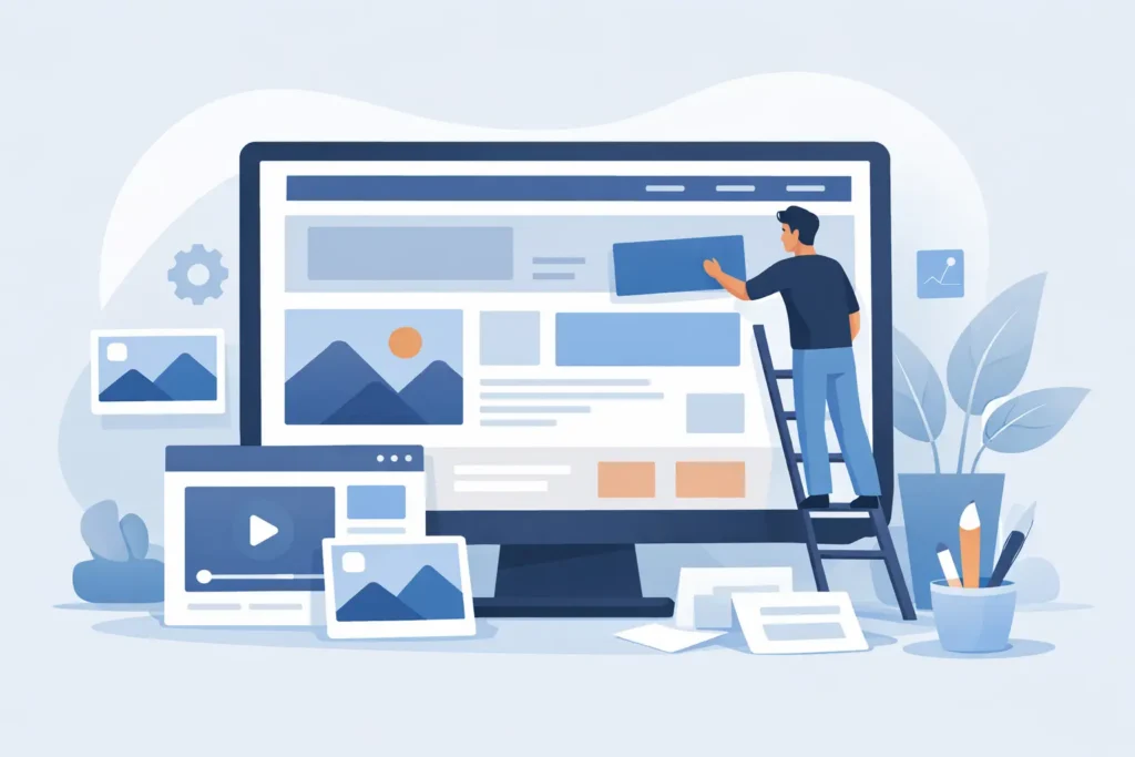 Homepage Startseite richtig aufbauen