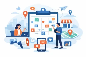 Social Media Redaktionsplan für lokale Unternehmen